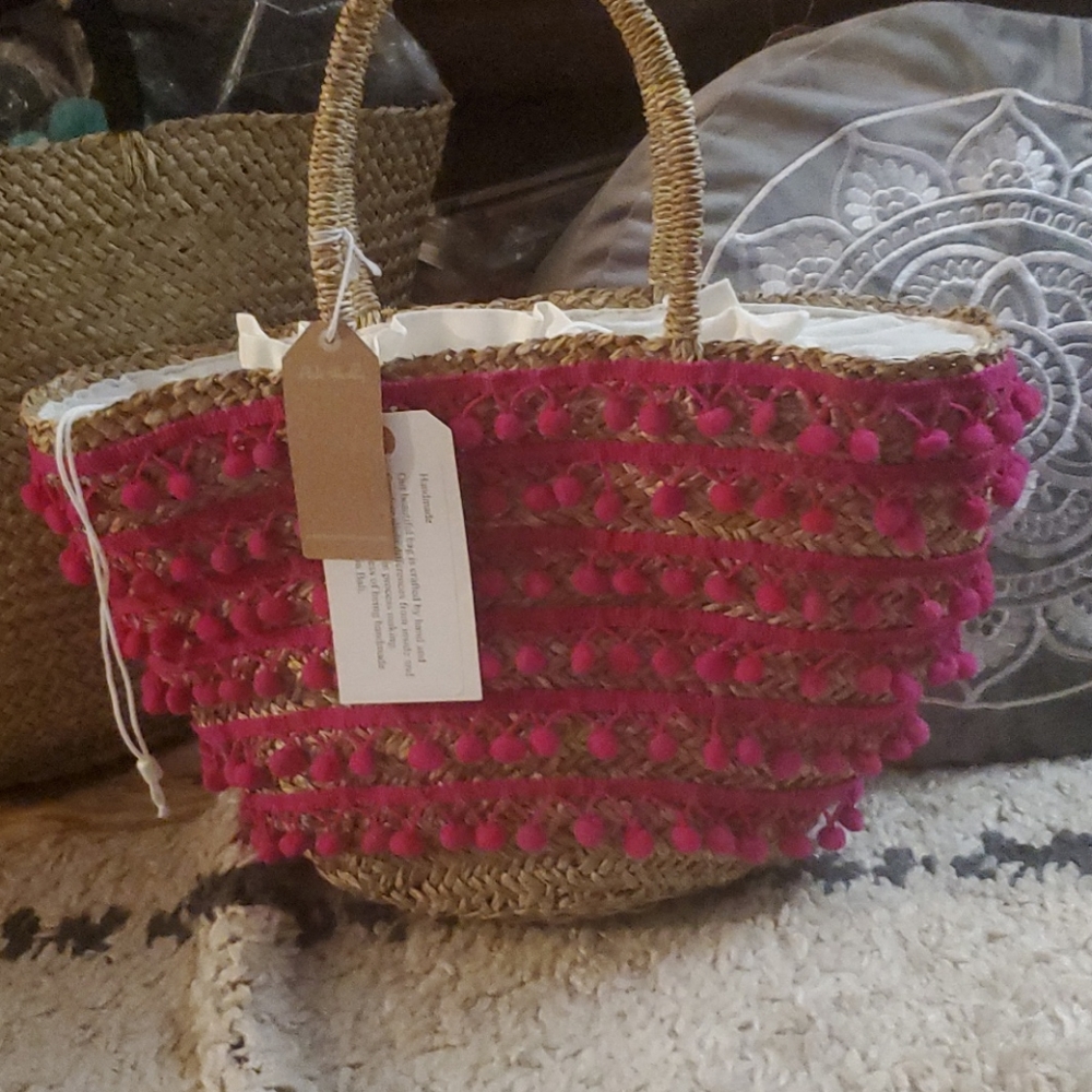 Tote Handmade so unique to you Pink Haley